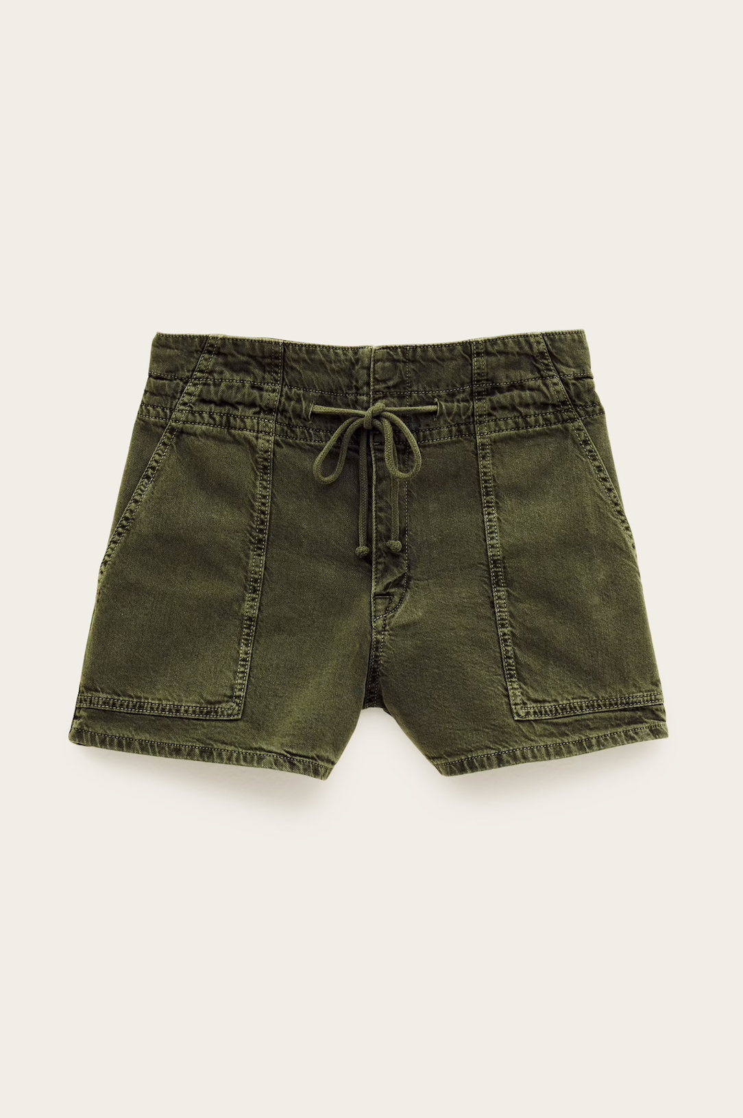 Fabo Short in Kaki - Lukka Boutique