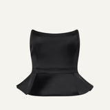 Meliora Corset Peplum Top - Lukka Boutique