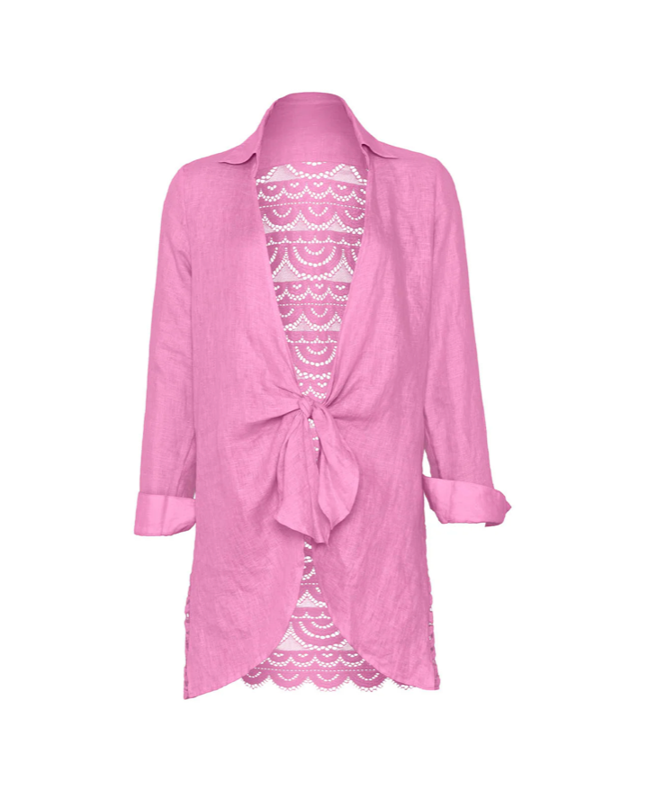 Lace Millie Tie Tunic - Lukka Boutique