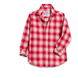 Barry Tailored Button Up Shirt in Pink Plaid