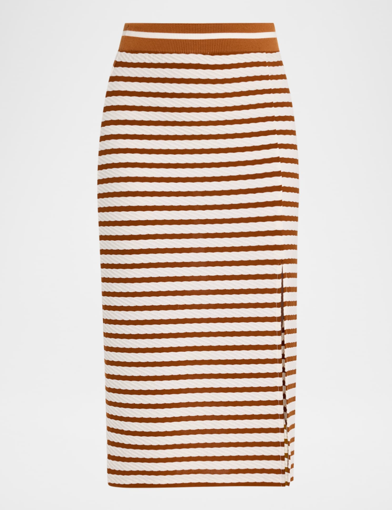 Venus Skirt in Coffe Stripe - Lukka Boutique