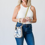 Brenna Gold Clear Bag - Lukka Boutique