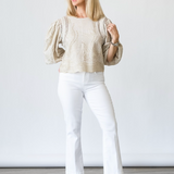 Bouffantes Blouse in Light Kaki