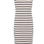 Nura Racerback Midi Dress in Oat/Navy Stripe - Lukka Boutique