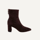 Salome Stretch Suede Boot in Brown