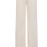 Alicent High Rise Sneaker Wide Leg Jeans in Macadamia