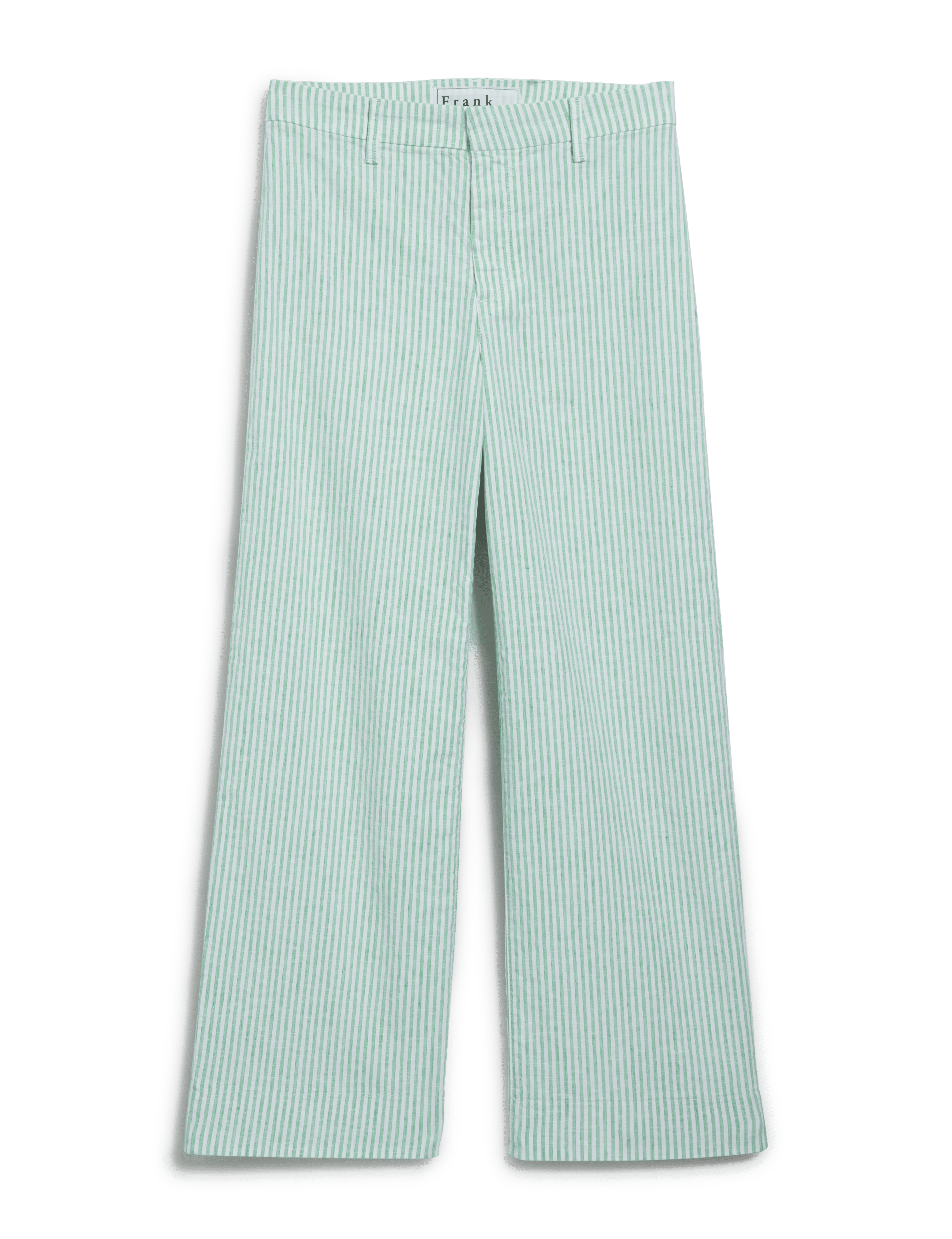 The Wexford Trouser in Lime Stripe - Lukka Boutique