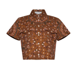 Paro Top in Bandana Camel