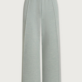 The Wide Leg Pant 28 in Mint Green Marl