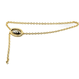 Past Midnight Two-Tone Chain Belt - Lukka Boutique