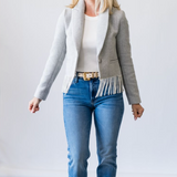 LILLITH JACKET WITH FRINGE - Lukka Boutique