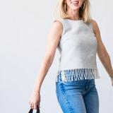 MANDI TOP WITH FRINGE - Lukka Boutique