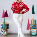 Shantae Cardigan in Red Velvet Truffle