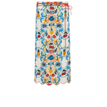 Sandra Skirt in Floragram - Lukka Boutique
