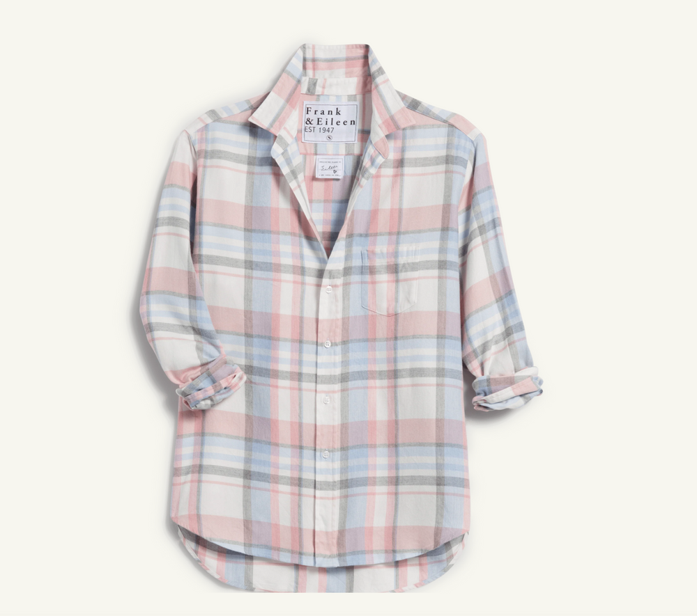 Eileen Relaxed Button-Up Shirt in Plaid