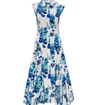 Charlotte Dress in Blurred Bouquet - Lukka Boutique