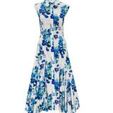 Charlotte Dress in Blurred Bouquet - Lukka Boutique
