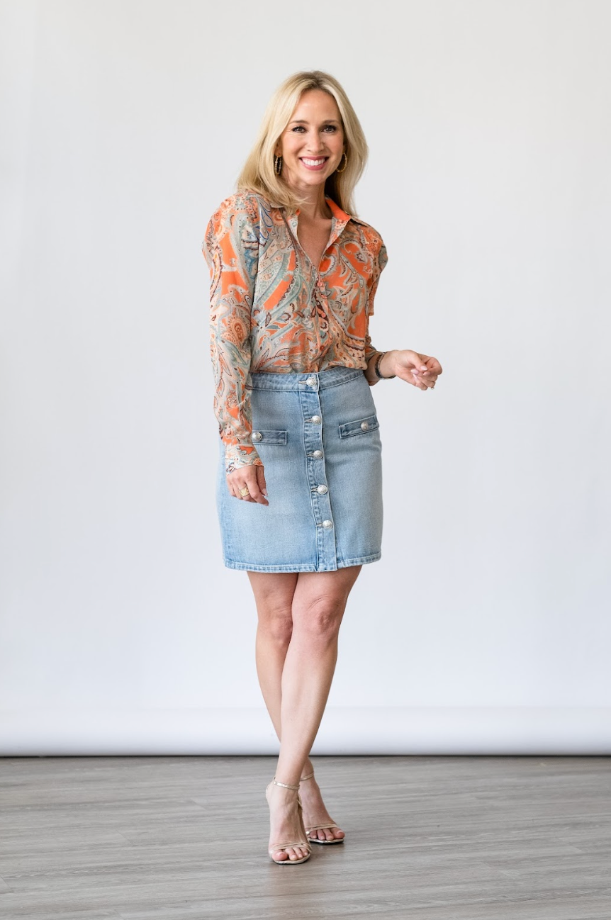 Laurent Blouse in Paisley