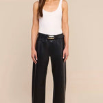 Mallis H/R Bow-Leg Jean in Noir - Lukka Boutique