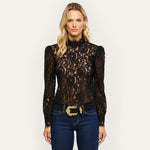 Amarenthe Mock Nk Blouse - Lukka Boutique