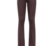 Selma High Rise Sleek Baby Boot Pant in Chocolate Coated - Lukka Boutique