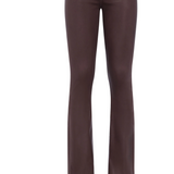 Selma High Rise Sleek Baby Boot Pant in Chocolate Coated - Lukka Boutique