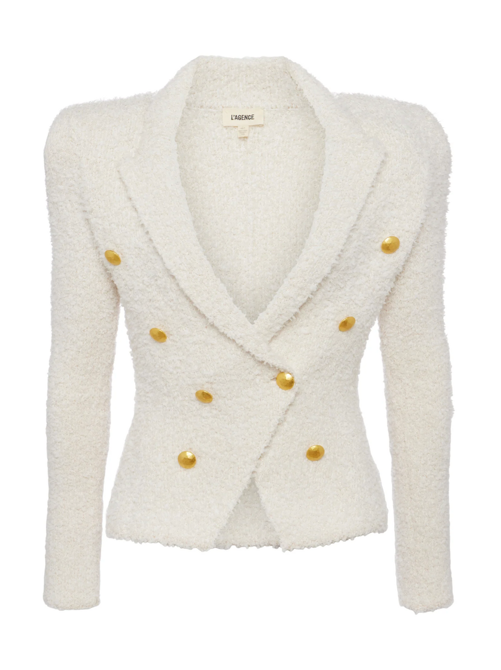 Bethany Knit Blazer in Ivory