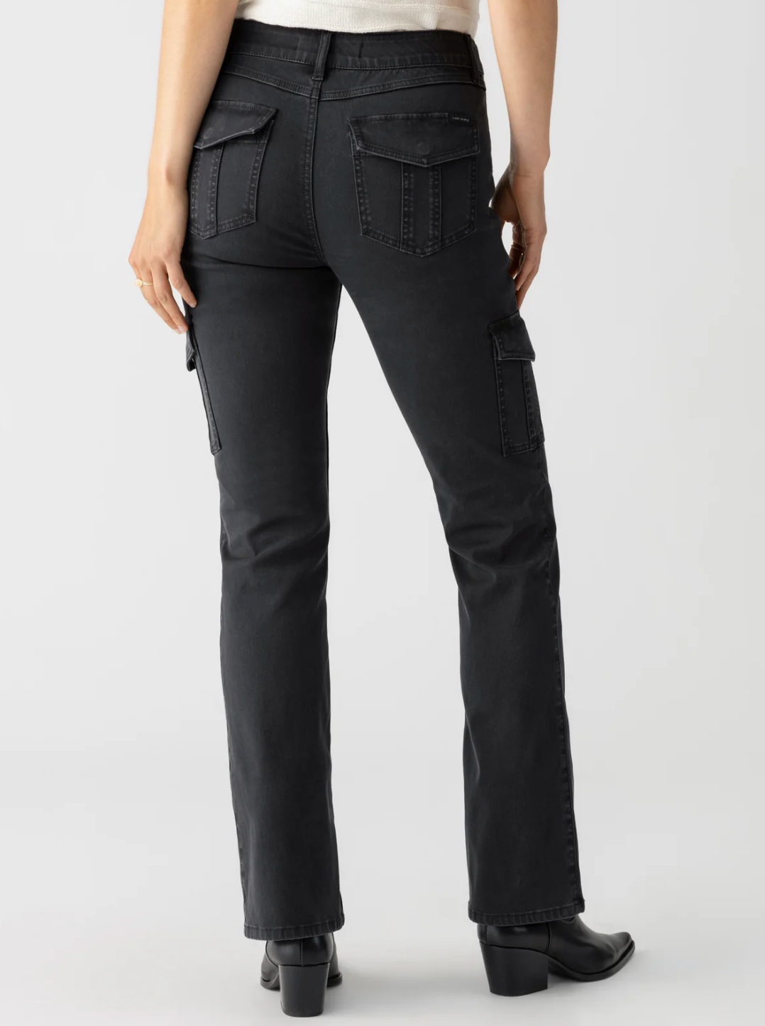 
                  
                    Sculpted Hayden Cargo Pant in Black
                  
                