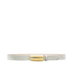 Marlowe Leather Belt in Vintage White - Lukka Boutique