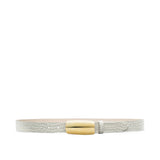 Marlowe Leather Belt in Vintage White - Lukka Boutique