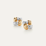 Small Woven Square Earrings
