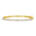 Signature Mixed Shape Bangle - Lukka Boutique