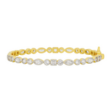 Signature Mixed Shape Bangle - Lukka Boutique