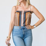 Elva Top in Tile Scarf