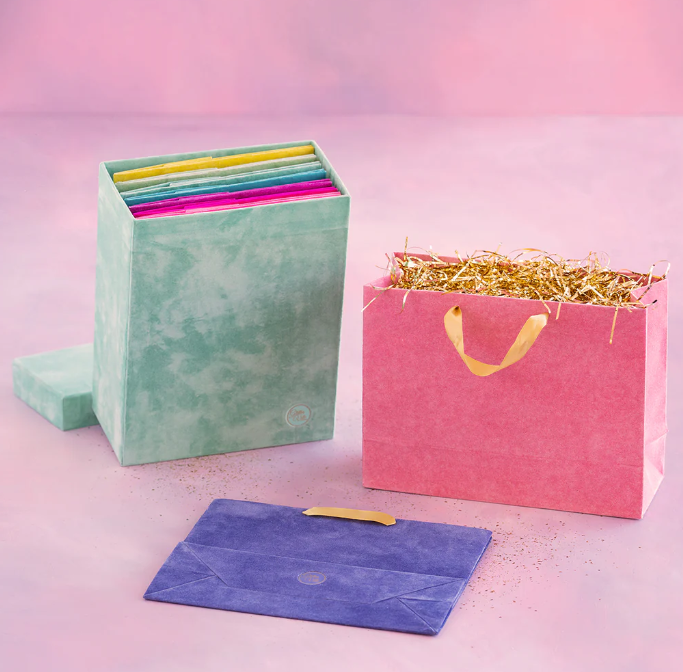 Large Patisserie Flocked Gift Bag