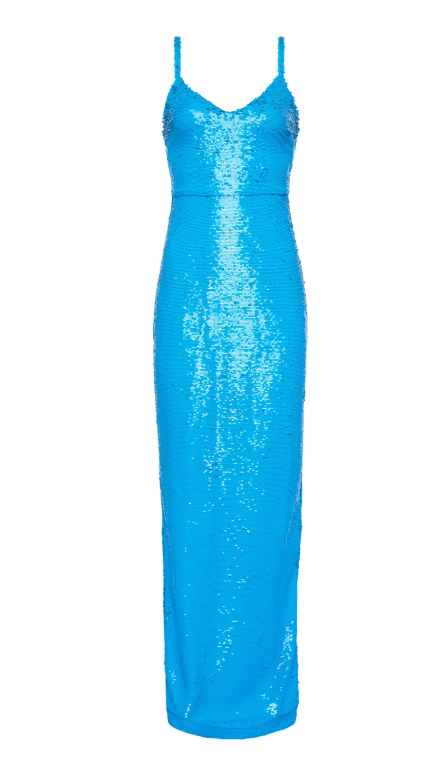 Karma Sequin Mini Dress in Dresden Blue Sequin - Lukka Boutique
