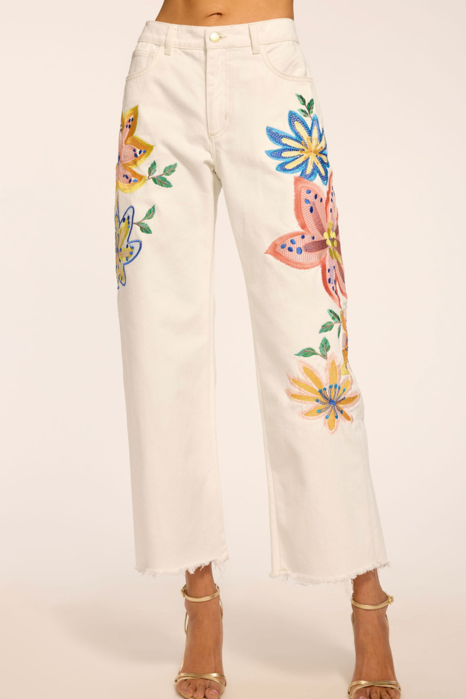 Embroidered Amber Jean - Lukka Boutique