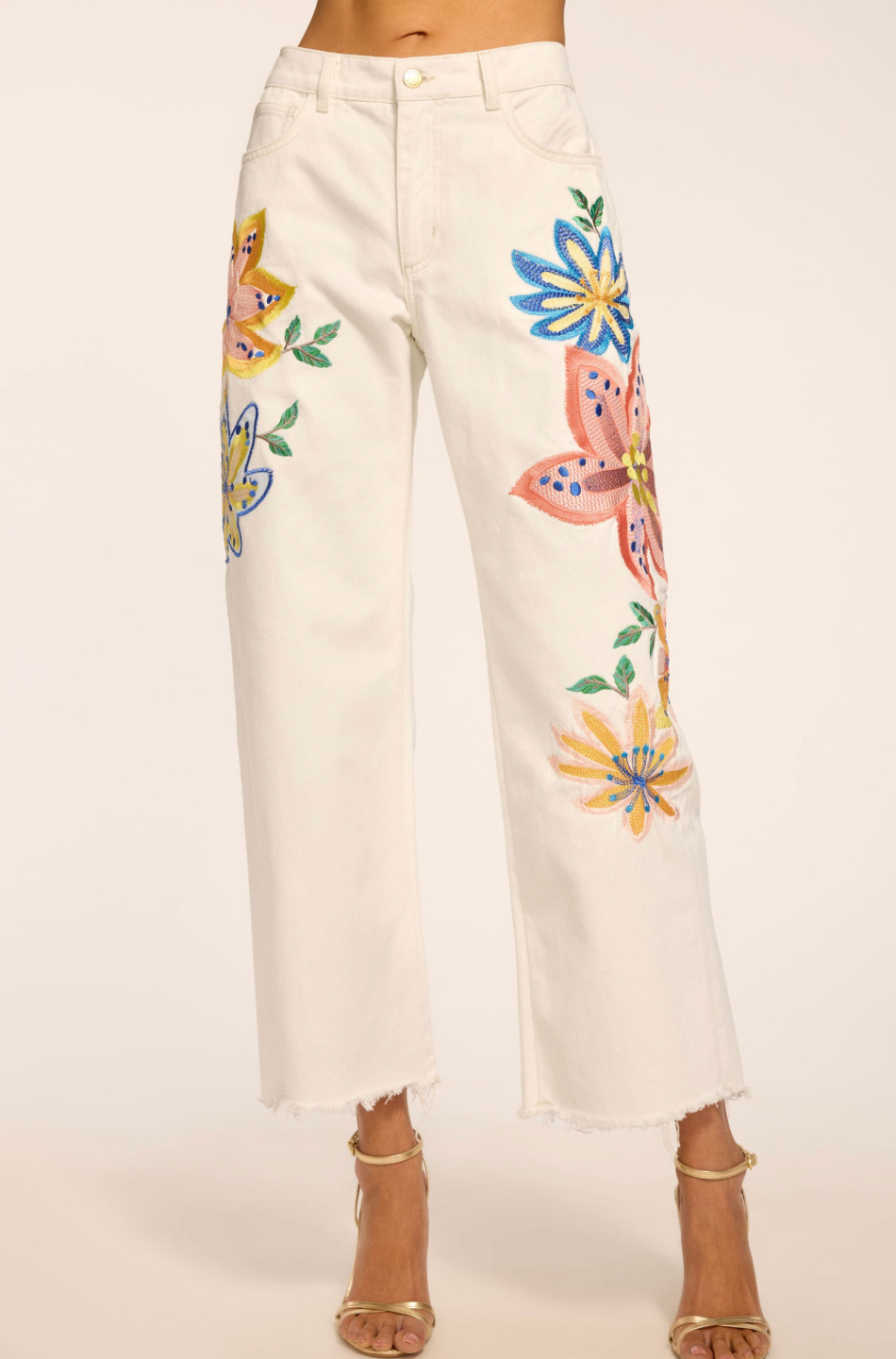 Embroidered Amber Jean - Lukka Boutique