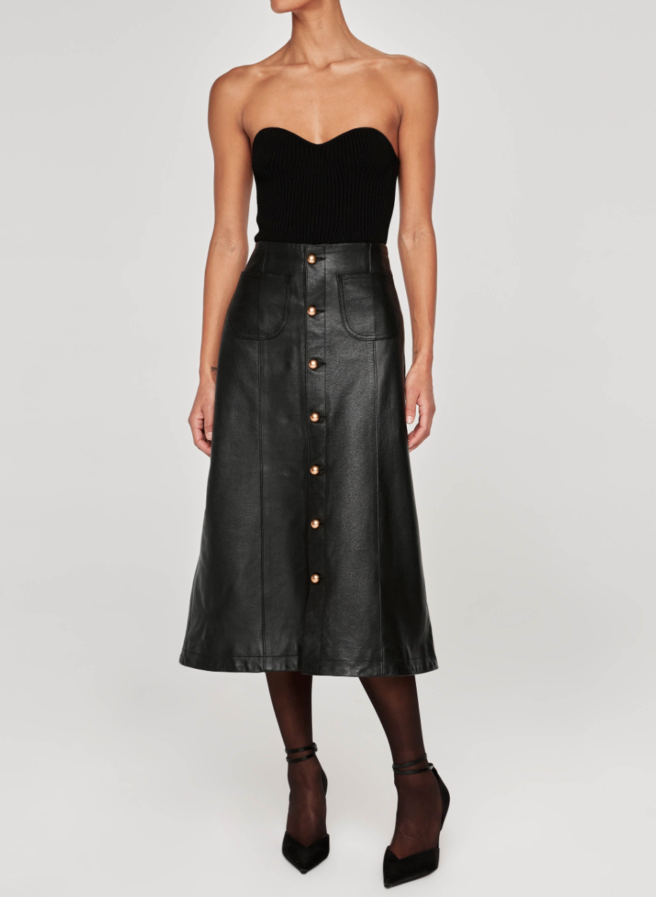 Alma Skirt in Obsidian