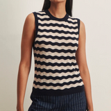 Everyday Chevron Knit Shell
