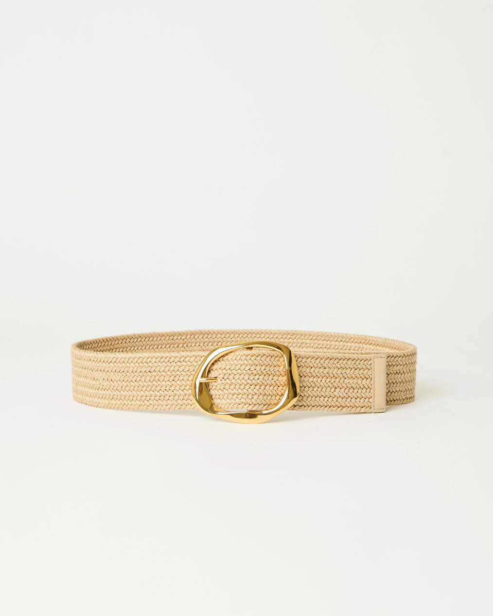 Edmond Linen Belt in Champagne Gold - Lukka Boutique