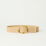 Edmond Linen Belt in Champagne Gold - Lukka Boutique