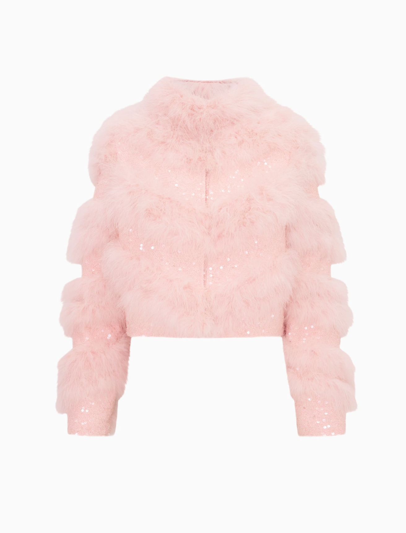 Curran Fur Jacket in Pink - Lukka Boutique