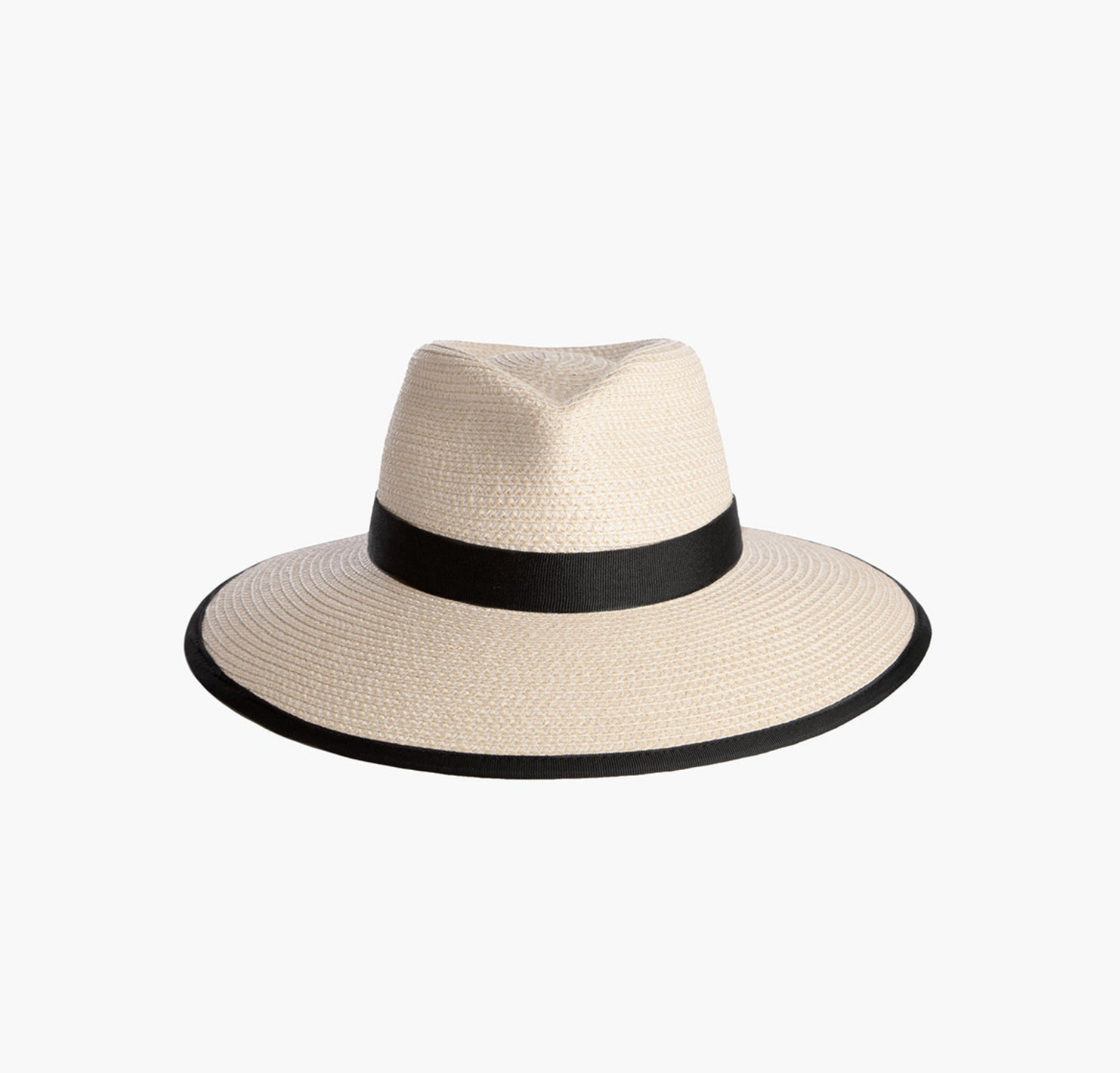 Suncrest Hat in Cream/Black - Lukka Boutique
