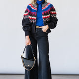 Cropped Zip Cardigan in Cosmic Grey - Lukka Boutique