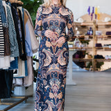 Paxton Dress in Saddle