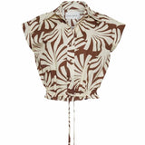 Octavia Top in Catalina Khaki - Lukka Boutique