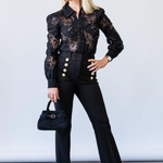 Robertson Crop Flare Trouser - Lukka Boutique