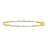 Marquise Pave Thin Hinge Bangle - Lukka Boutique
