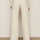 Cadence Shimmer Stripe Pant in Vanilla Creme - Lukka Boutique